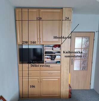 Skříň dub světlý - zakázková výroba - 1