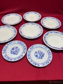 talíře cibulák vzor malované talíře cibulák porcelán
