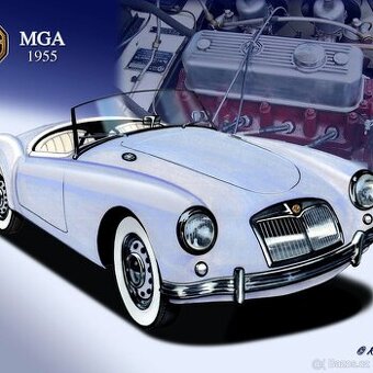 MG MGA 1500 hlava motoru