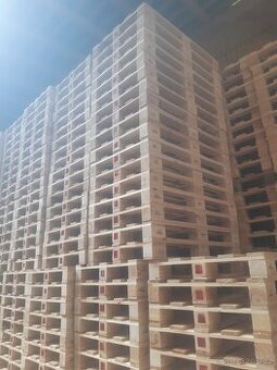 Dřevěné palety v rozměru 1180x770 mm ( jako standart )-pevné