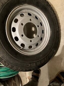 prodám2ks kola 225x70x15C ford transit, 6-ti díra+2ksdaruji