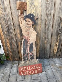 Stará papírová reklama , Hellada