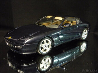 Ferrari 456 GT tmavě modré Bburago 1/18