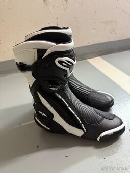 ALPINESTARS SMX PLUS V2, vel. 42, černo-bílé