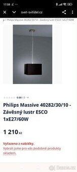 Lustr Philips 2ks - 1