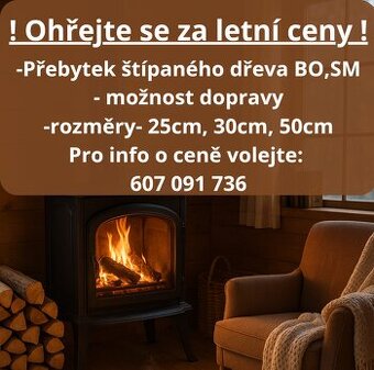 Štípané palivové dřevo