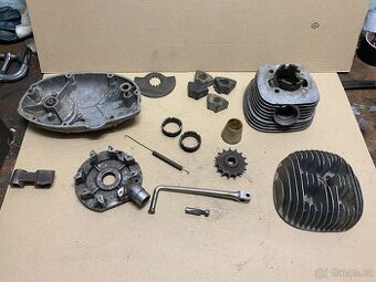 Jawa 90 díly převážně z motoru