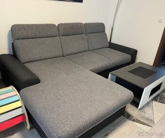 Rohová rozkládací sedačka Malaga