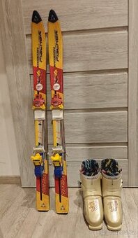 Lyžařský set starší lyže 110cm