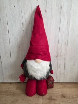 Vánoční skřítek s lucerničkou 75-95 cm