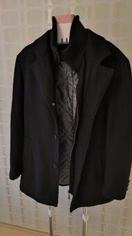 Pánský zimní vlněný kabát velikost M