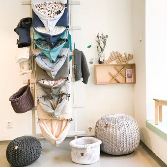 Dekorativní Věšák / žebřík, masiv