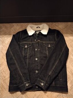 Jeansova bunda zimní pánská