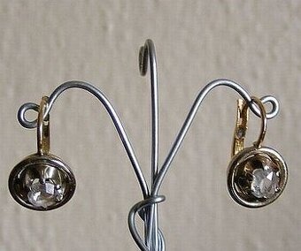 Náušnice s diamanty - 1