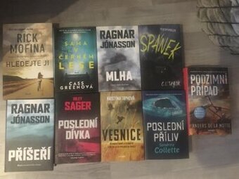 Knihy balíček vše za 600 Kč