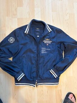 Pánská bunda Aeronautica Militare – modrá (M)