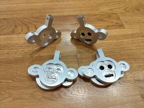 Otočné terče - spinnery - opice