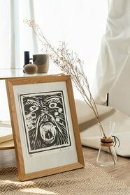 Autorská grafika - Výkřik