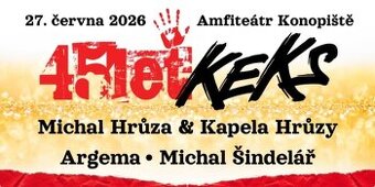 Keks - 45 let / Přírodní amfiteátr Konopiště / 27.06.2026