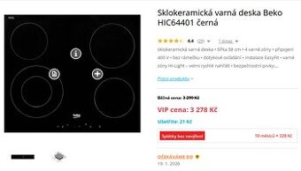 varná deska BEKO HIC 64401