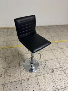 barová židle černá NOVÁ sada 2ks
