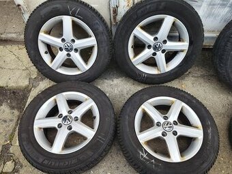 15"zimní alu sada Aspen 5x112 origo Golf 7 Variant Caddy