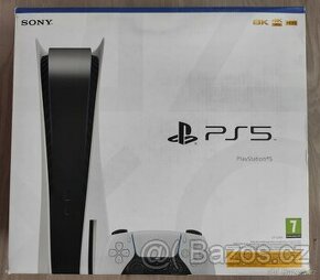 PS5 Playstation 5 s BR diskovou mechanikou -NOVÝ 2r. ZÁRUKA