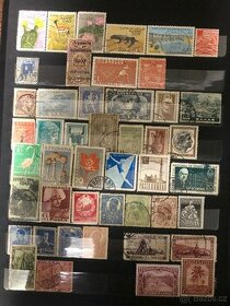 Sbírka známek a staré peníze