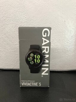 Nové Garmin Vivoactive 5 Black/amoled/11dni/ 24mes zaruka