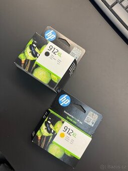 Hp 912 XL inkoustová náplň černá a žlutá - toner