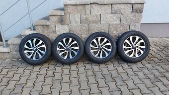 Alu kola originál 5x100 r15 vw Polo letní pneu