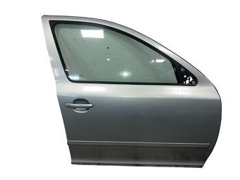 Pravé přední dveře zelenošedá LF7W Škoda Octavia 2 FL 2011