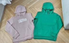 2x mikina, 146/152 TOP STAV