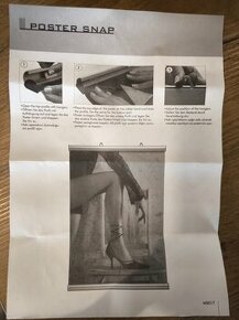 držák plakátu alu clip 60cm