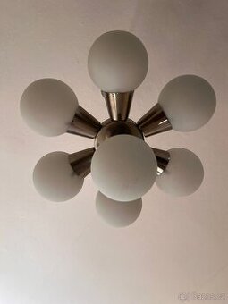 Retro designovy lustr Sputnik Kamenický šenov