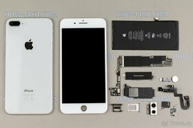 Iphone 8 pro dily kamera,konektor,reprak,nabiječi,nd