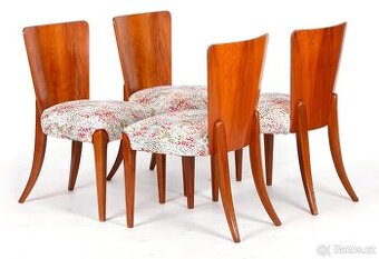 J.HALABALA, 4x přečalouněné jídelní židle.
