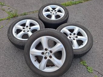 Alu kola 15" Skoda Antares 5x100 letni pneu 195/55R15