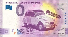 0 EURO SUVENÝR “CITROËN 2CV – 75 LET”