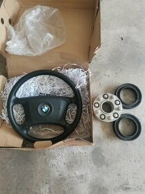 BMW kožený volant, airbag a podložky