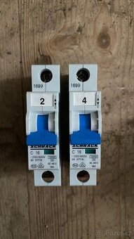 ✅ Jističe Schrack C16 / 1-pól / 16A / 10kA - 2 kusy