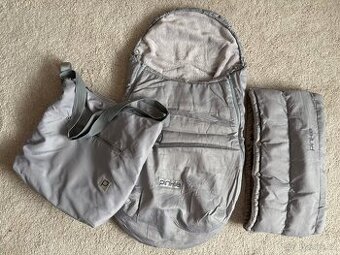 Set fusak+rukávník+taška na kočárek Pinkie