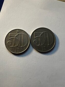 50 haléřů 1990/1992