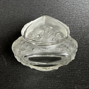 Starožitná dóza s víkem Rose, František Halama