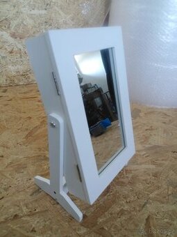 Šperkovnice 2v1 skříňka na bižuterii+zrcadlo 35cm