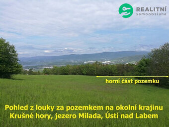Pozemek 4474m2 pro rodinné sídlo v Ústí nad Labem