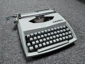 Přenosný psací stroj Consul 231.2 + návod