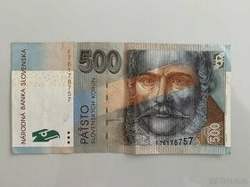 500 korun slovenských, serie F, 2006 - 1