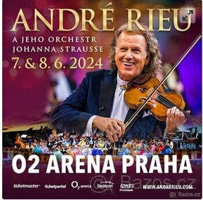 Koncert André Rieu 8.6. O2 Aréna, cena za 2 kusy