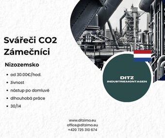 Svářeči CO2 135 / 136/ 138, zámečníci, Nizozemsko